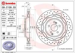 BREMBO féktárcsa 09. C128.33