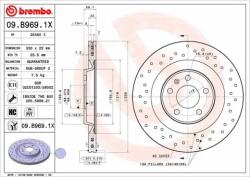 BREMBO féktárcsa 09. B969.1X
