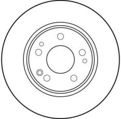 TRW Féktárcsa tömör Ø284mm DF1581