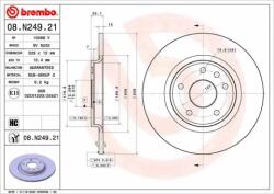 BREMBO féktárcsa 08. N249.21