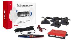 AMiO parkolási asszisztensek MAX LED 4 érzékelős fekete 19mm-es TRUCK