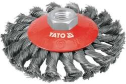 TOYA - Drótkefe korong, oldalsó, M14 x 100mm