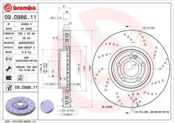 BREMBO Féktárcsa -lakk 09. D986.11