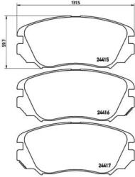 BREMBO fékbetét készlet, tárcsafék P59 054