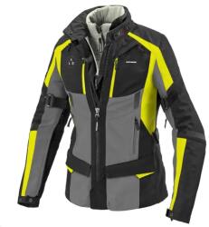 SPIDI 4SEASON EVO női kabát, SPIDI (fekete/szürke/fluo sárga, L-es méret)