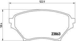 BREMBO fékbetét készlet, tárcsafék P49 029