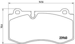 BREMBO fékbetét készlet P50 074X