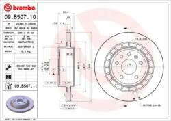 BREMBO Féktárcsa szellőző Ø300mm 09. B507.11
