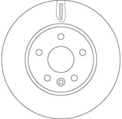 TRW szellőző féktárcsa Ø276mm DF6819