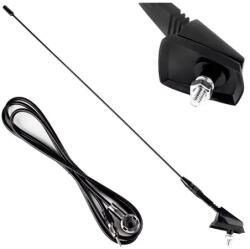 AMIO autóantenna 41cm 5mm adapter ANT01