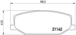 BREMBO fékbetét készlet P79 001