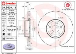 BREMBO Féktárcsa Féktárcsa kétrészes Ø342mm 09. D529.13