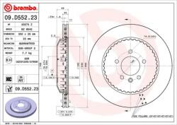 BREMBO féktárcsa 09. D552.23