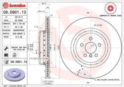 BREMBO Féktárcsa belső hűtés Ø370mm 09. D901.13