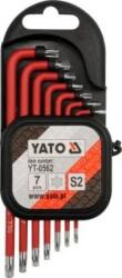 TOYA - TORX kulcskészlet lyukas 7db