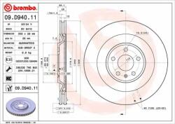 BREMBO féktárcsa 09. D940.11