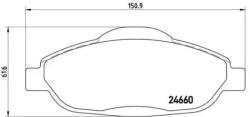 BREMBO fékbetét készlet, tárcsafék P61 101
