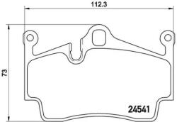 BREMBO fékbetét készlet, tárcsafék P65 028