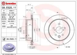 BREMBO Brake Disc - Lacqued 09. E525.11