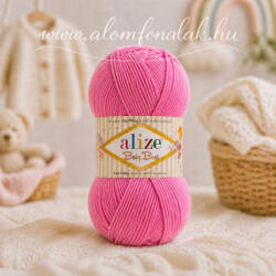 alize Baby Best 157 - sötét rózsaszín (10% bambusz, gyermek) (best30)