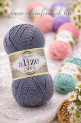 alize Diva 348 - füstös szürke (akril fonal) (lil32)