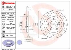 BREMBO féktárcsa 08. C250.1X