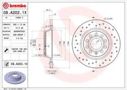 BREMBO féktárcsa perforált Ø282mm 08. A202.1X