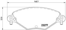 BREMBO fékbetét készlet, tárcsafék P61 071