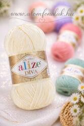 alize Diva 01 - krém (akril fonal) (feh04)
