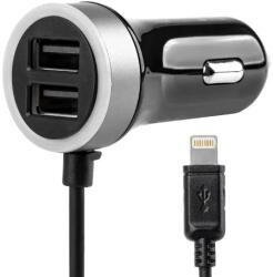 AMiO autós töltő 12/24V iOS + 2x USB 2.4A PCH PRO-02