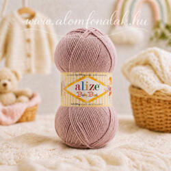 alize Baby Best 142 - lilás - barna (10% bambusz, gyermek) (best07)