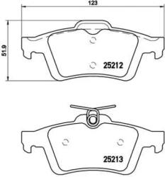 BREMBO fékbetét készlet P24 148