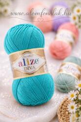 alize Diva 376 - cián kék (akril fonal) (lil25)
