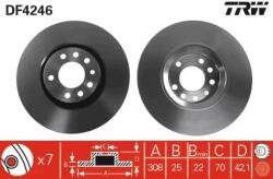 TRW Féktárcsa szellőző Ø308mm DF4246