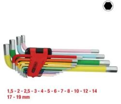 KS TOOLS - Extra hosszú IMBUS készlet, 14 db