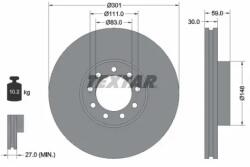 TEXTAR Féktárcsa szellőző Ø301mm XT93177603