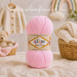 alize Baby Best 185 - baba rózsaszín (10% bambusz, gyermek) (best27)