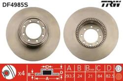TRW Féktárcsa szellőző Ø294mm DF4985S