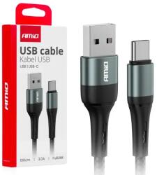 AMIO USB-USB-C kábel 3A 100cm