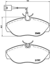 BREMBO fékbetét készlet, tárcsafék P23 083