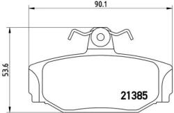 BREMBO fékbetét készlet, tárcsafék P86 009