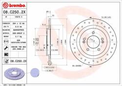 BREMBO féktárcsa 08. C250.2X