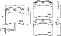 BREMBO fékbetét készlet, tárcsafék P85 048