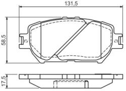 Bosch fékbetét készlet 0 986 494 363