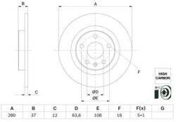 Bosch féktárcsa 0 986 479 F41