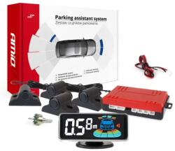 AMiO Parkolósegéd LED-GRAPH 3D 4 érzékelős fekete TRUCK 19mm
