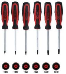 KS TOOLS - ERGOTORQUEplus TORX lyukacsos csavarhúzó készlet 6db
