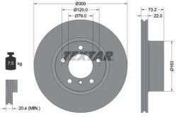 TEXTAR Féktárcsa szellőző Ø300mm 92238505