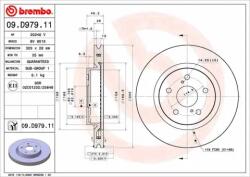 BREMBO féktárcsa 09. D979.11