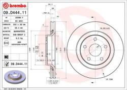 BREMBO Féktárcsa belső hűtés Ø332mm 09. D444.11